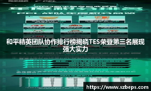 和平精英团队协作排行榜揭晓TES荣登第三名展现强大实力